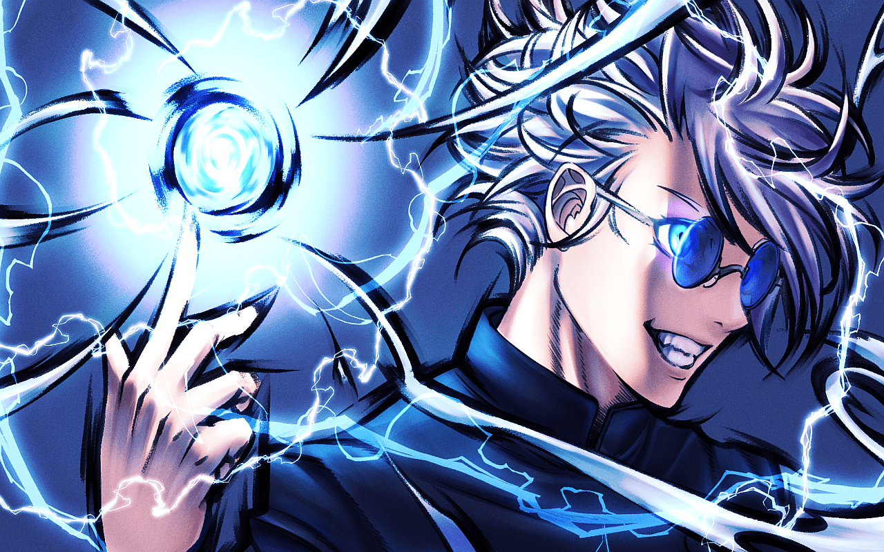 1280x800 Satoru Gojo Browser Theme Web Store