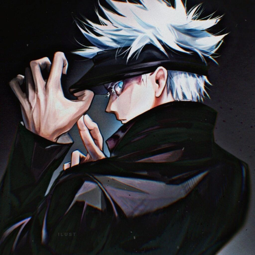 1024x1024 Satoru Gojo PFP: Manga, 4k, Aesthetic, Anime, JJK, Dark