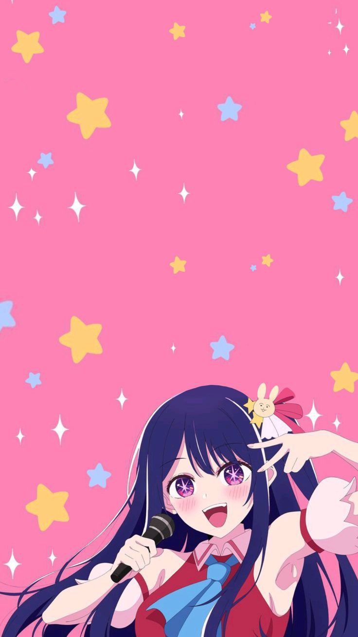 736x1308 Oshi no ko background. My star wallpaper anime, Hoshino aqua wallpaper, Ai hoshino oshi no ko