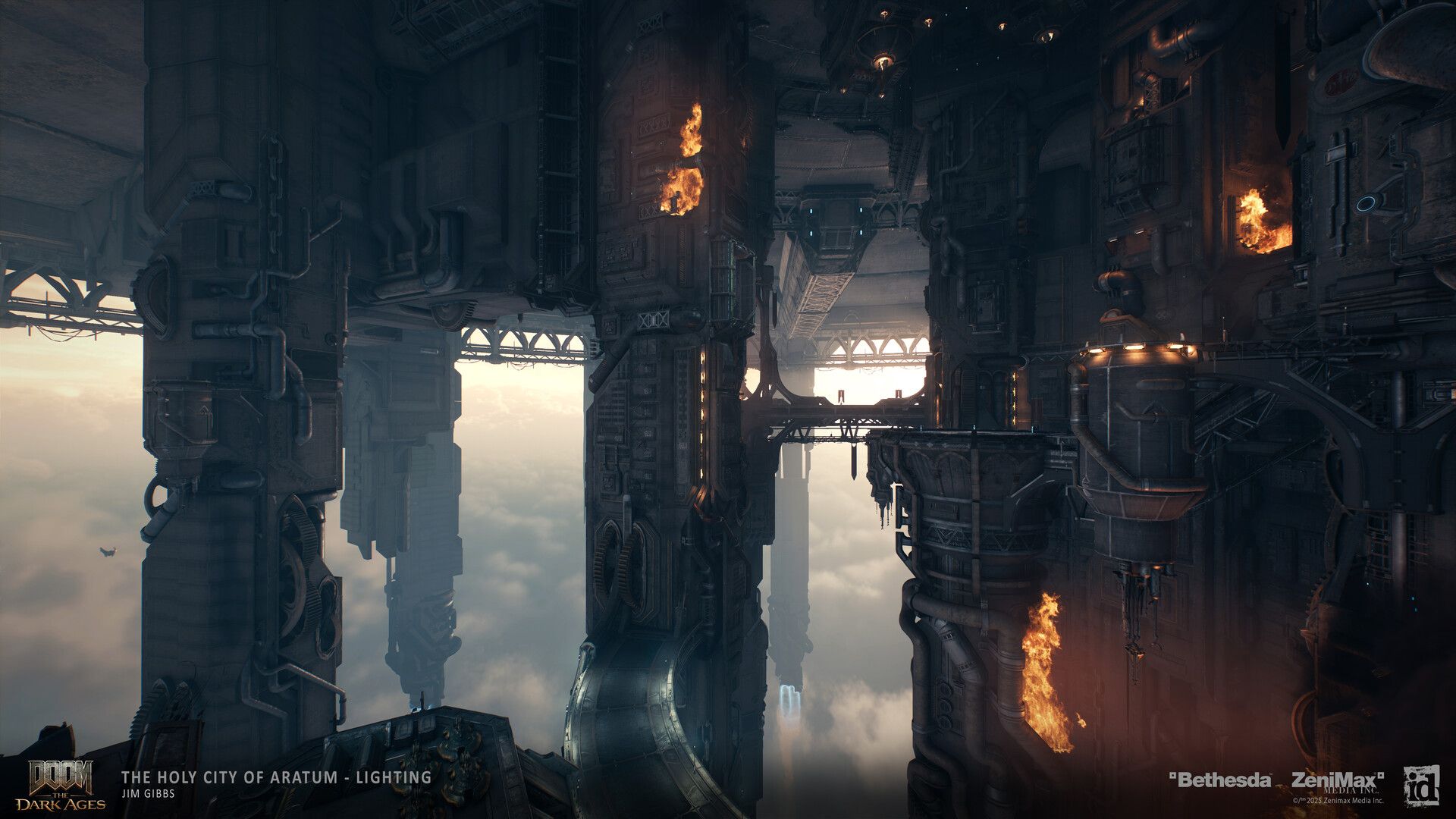 1920x1080 Jim Gibbs: The Dark Ages Holy City of Aratum (Dragon)