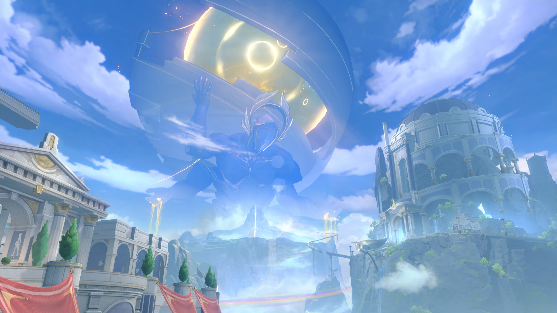 1920x1080 Eternal Holy City Okhema. Honkai: Star Rail