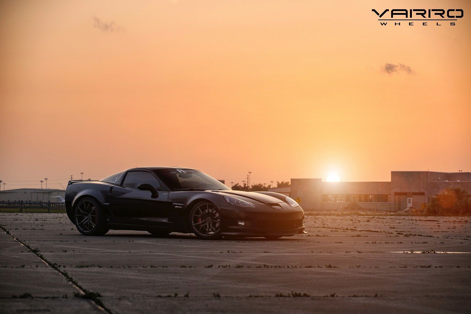 1618x1080 Chevrolet Corvette C6 Black Varro VD19