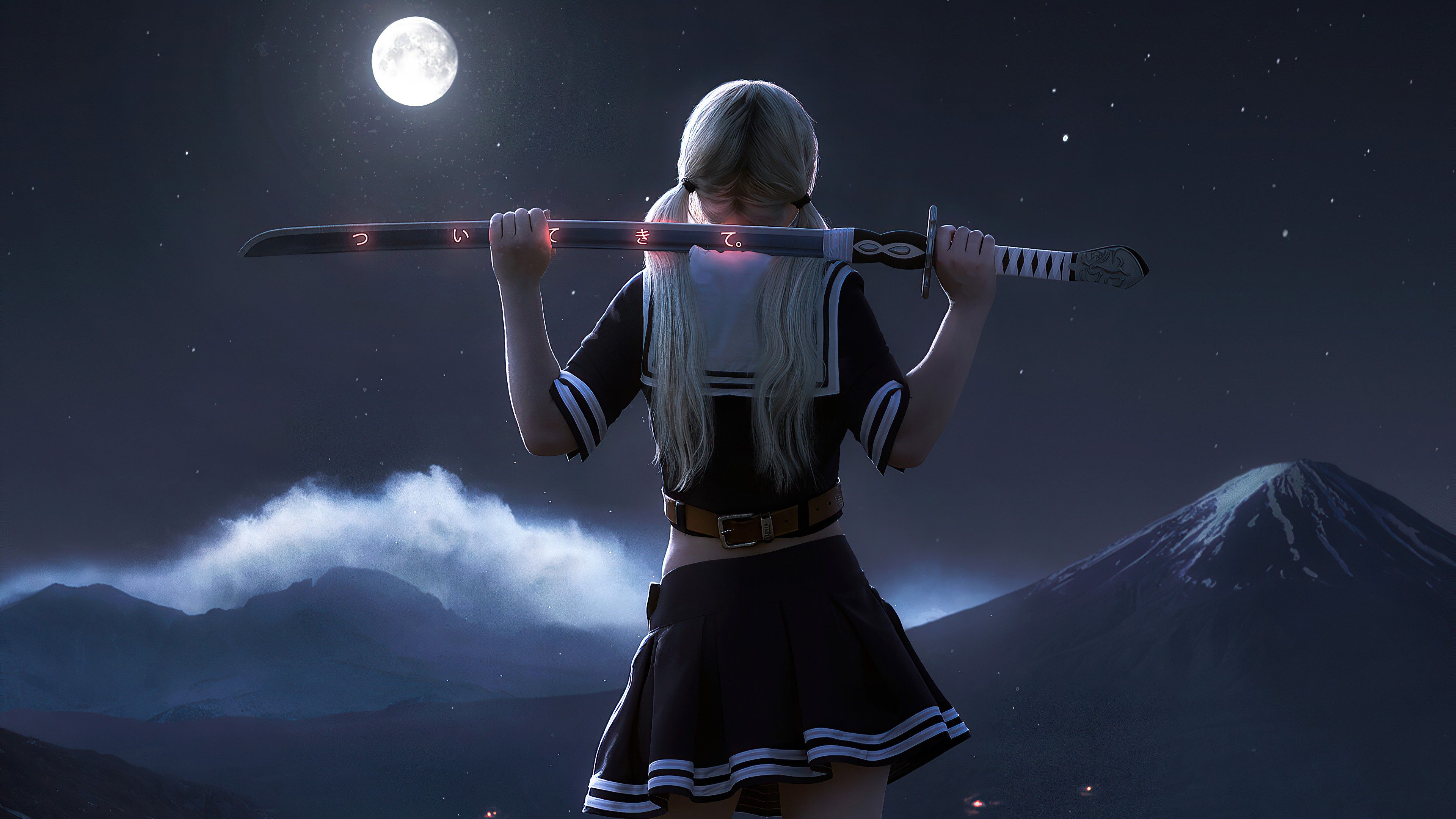 3840x2160 Babydoll 4K HD Sucker Punch Wallpaper