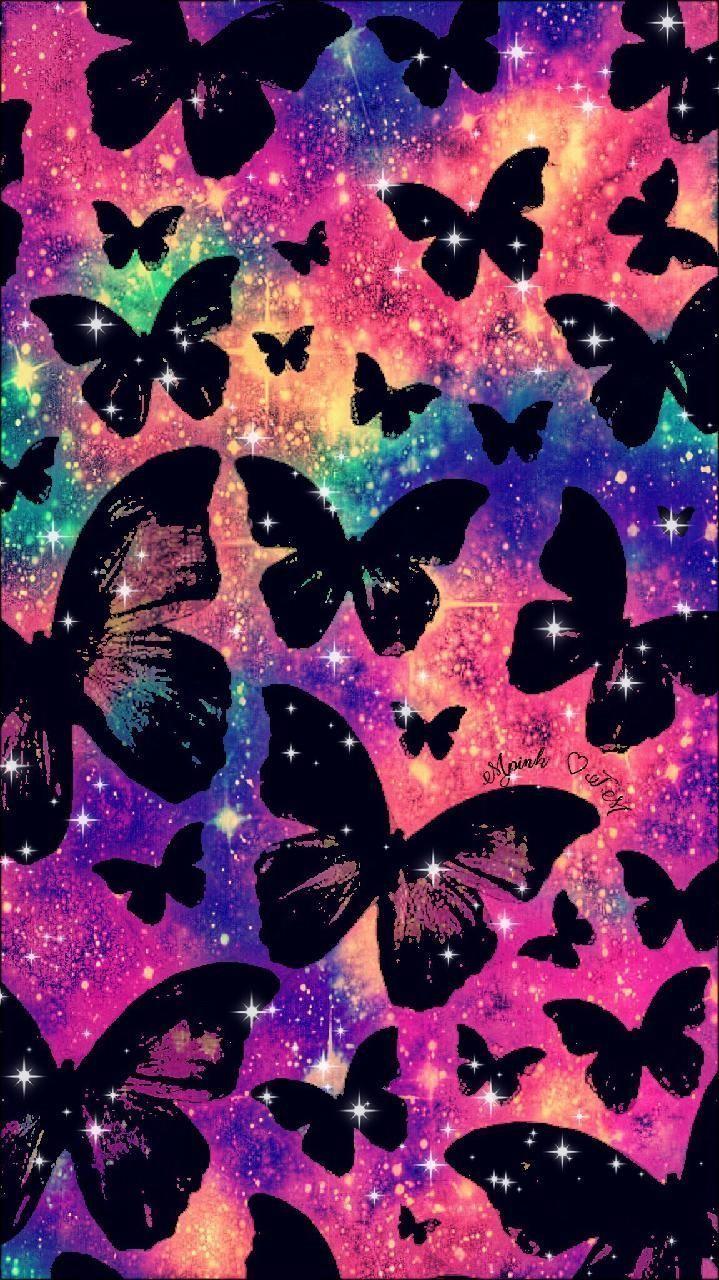 719x1280 Galaxy Buterfly Wallpaper