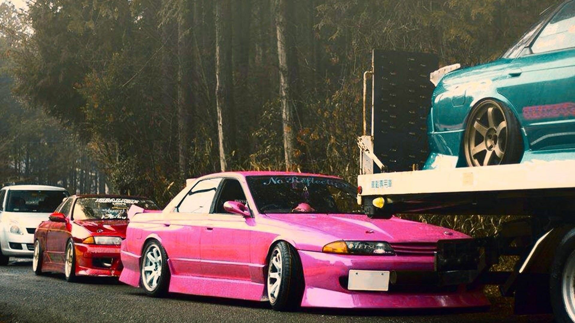 1920x1080 Pink Nissan GTR JDM Car HD JDM Wallpaper