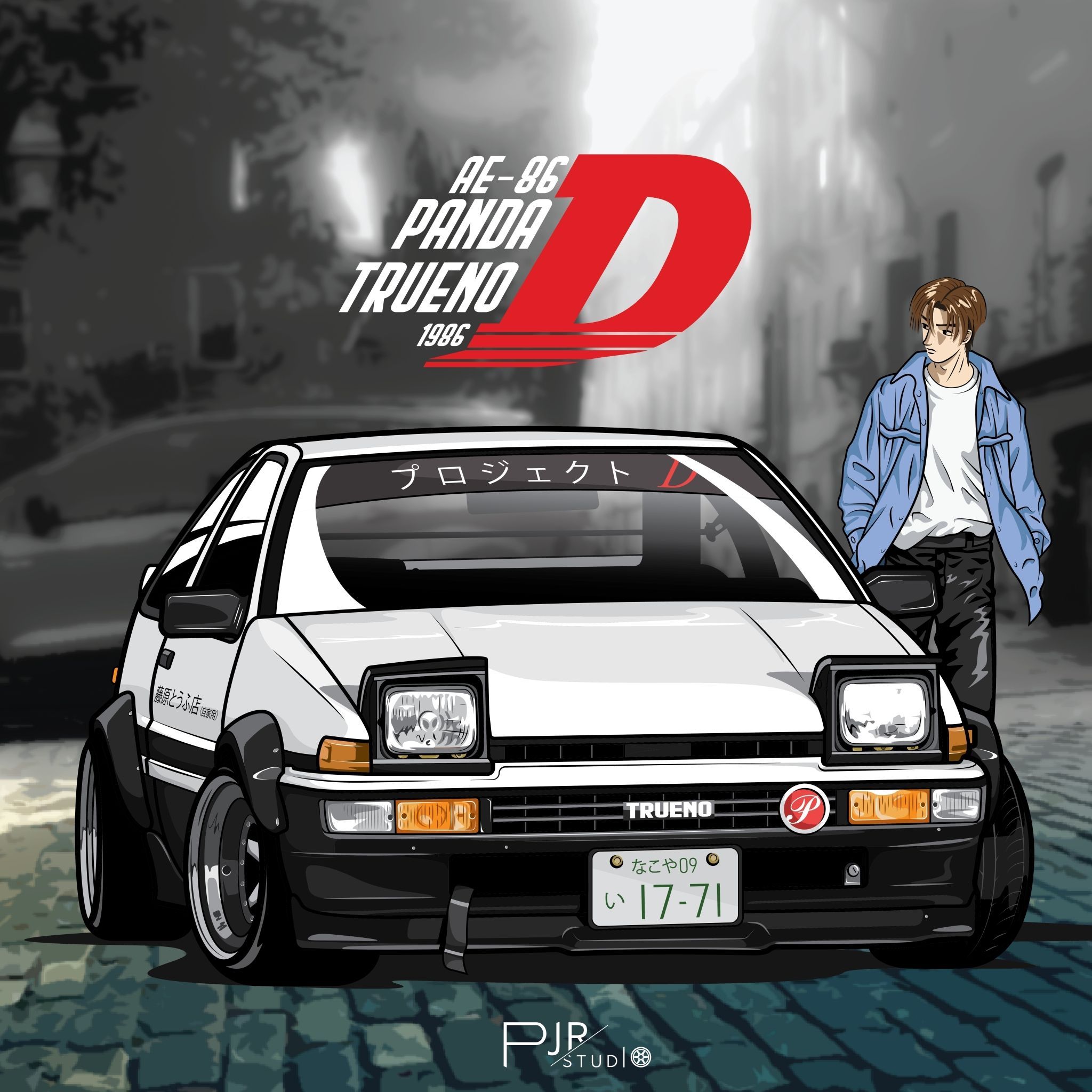 2048x2048 Trueno AE86 Wallpaper