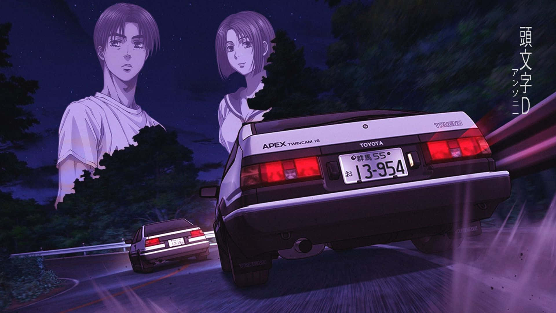 1920x1080 Download Takumi and his Subaru Impreza Drift Car Picture