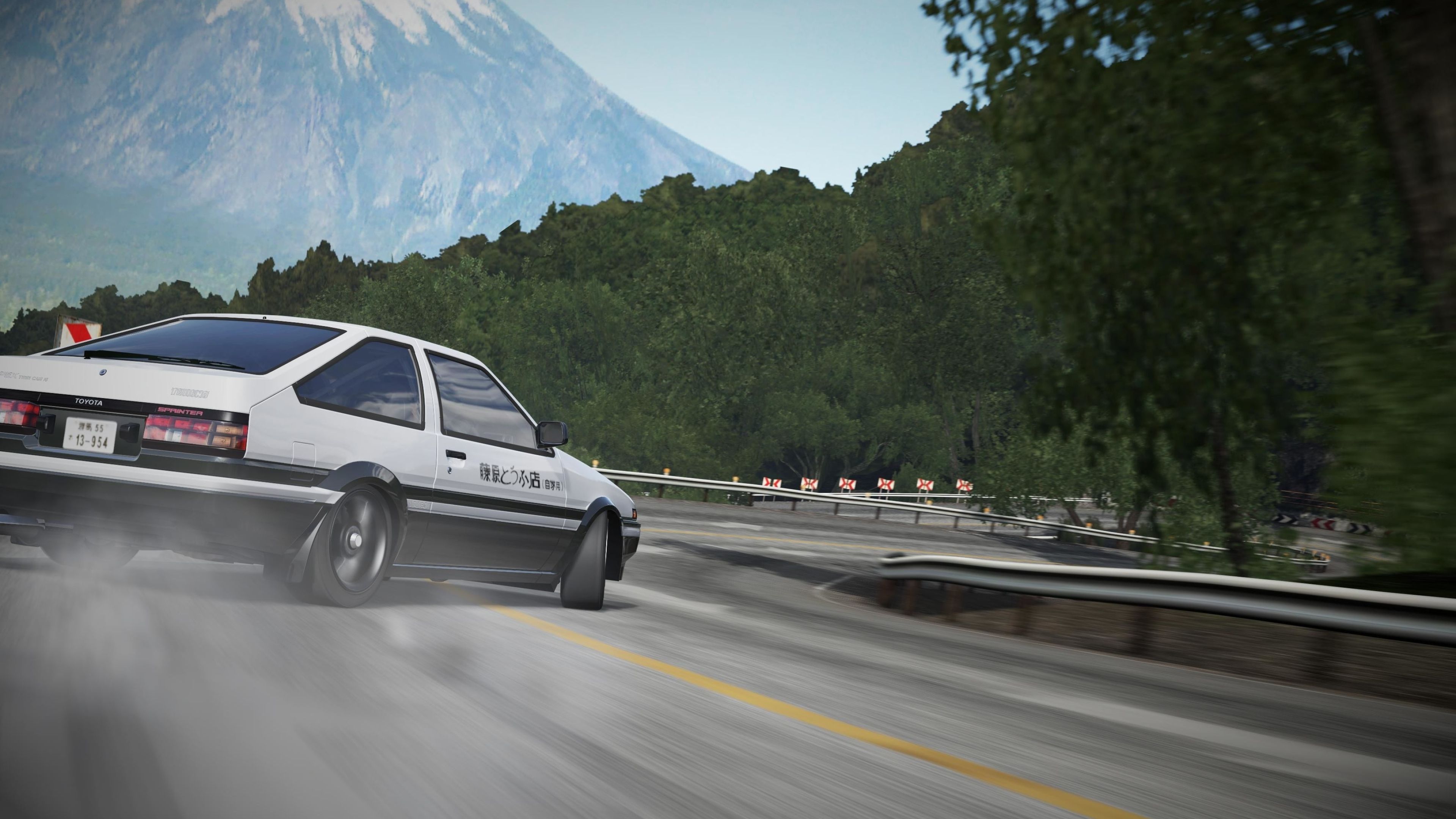 3840x2160 Initial D Wallpaper
