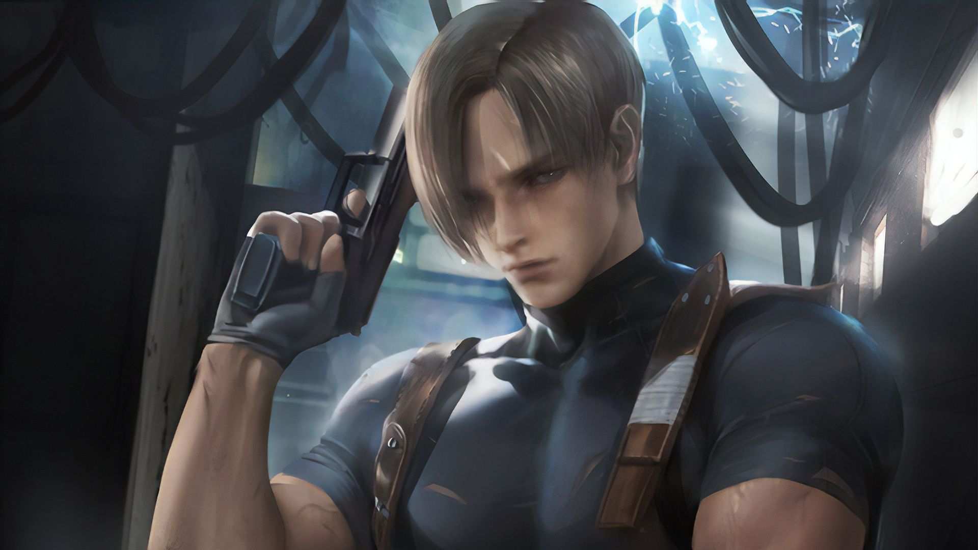 1920x1080 Leon Resident Evil Fanart Laptop Full HD 1080P , HD 4k Wallpaper, Image, Background, Photos and Picture