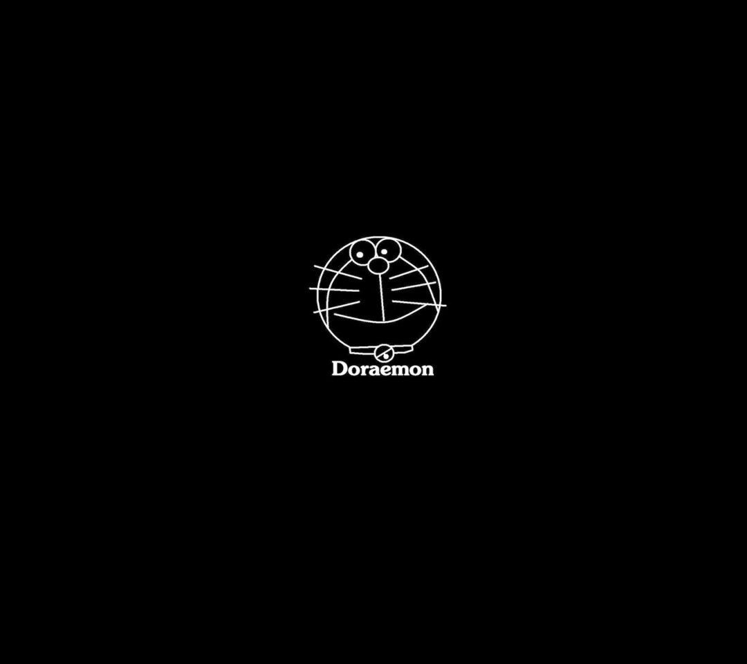 1080x960 Doraemon Black Wallpaper