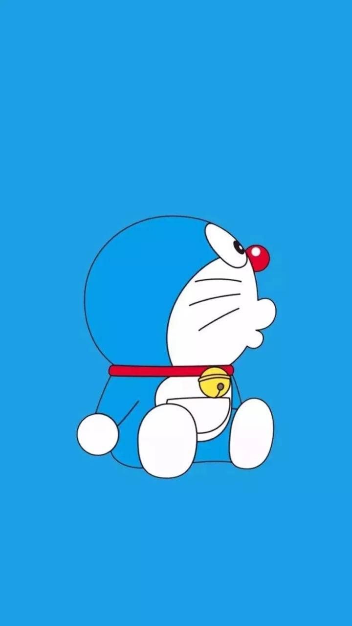 720x1280 Download Blue Aesthetic Doraemon iPhone Digital Art Wallpaper