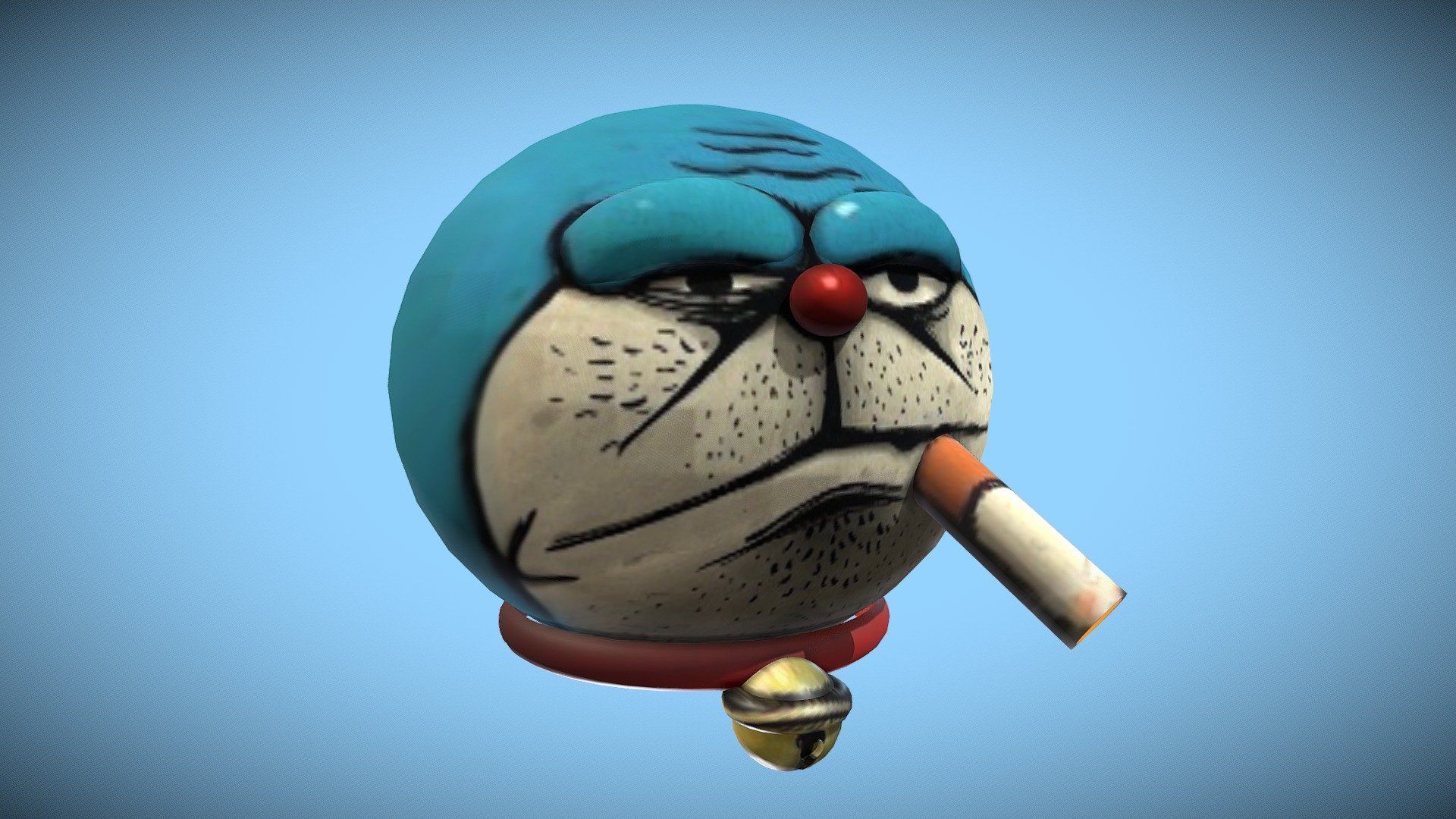 1920x1080 Doraemon Darkside model by ququ [617f849]