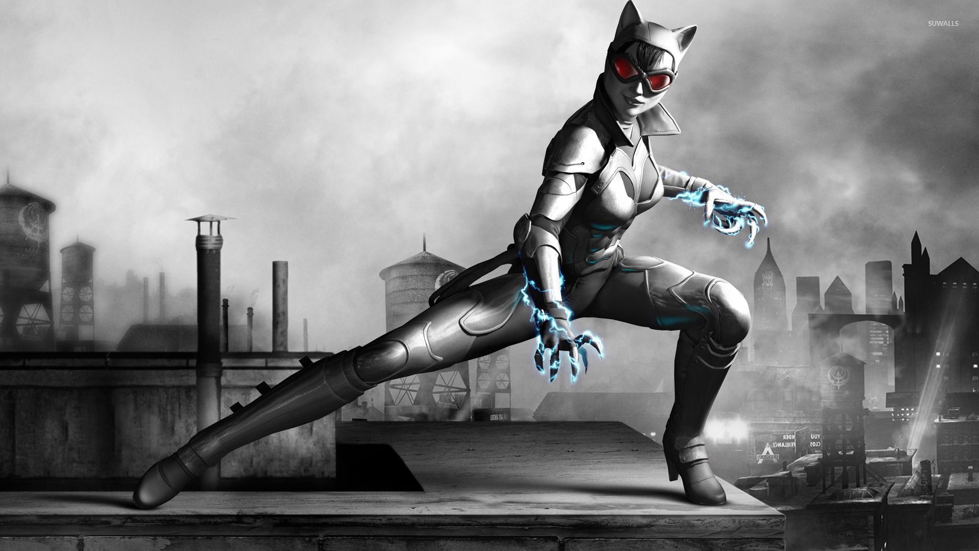 1920x1080 Batman Arkham Catwoman Wallpaper