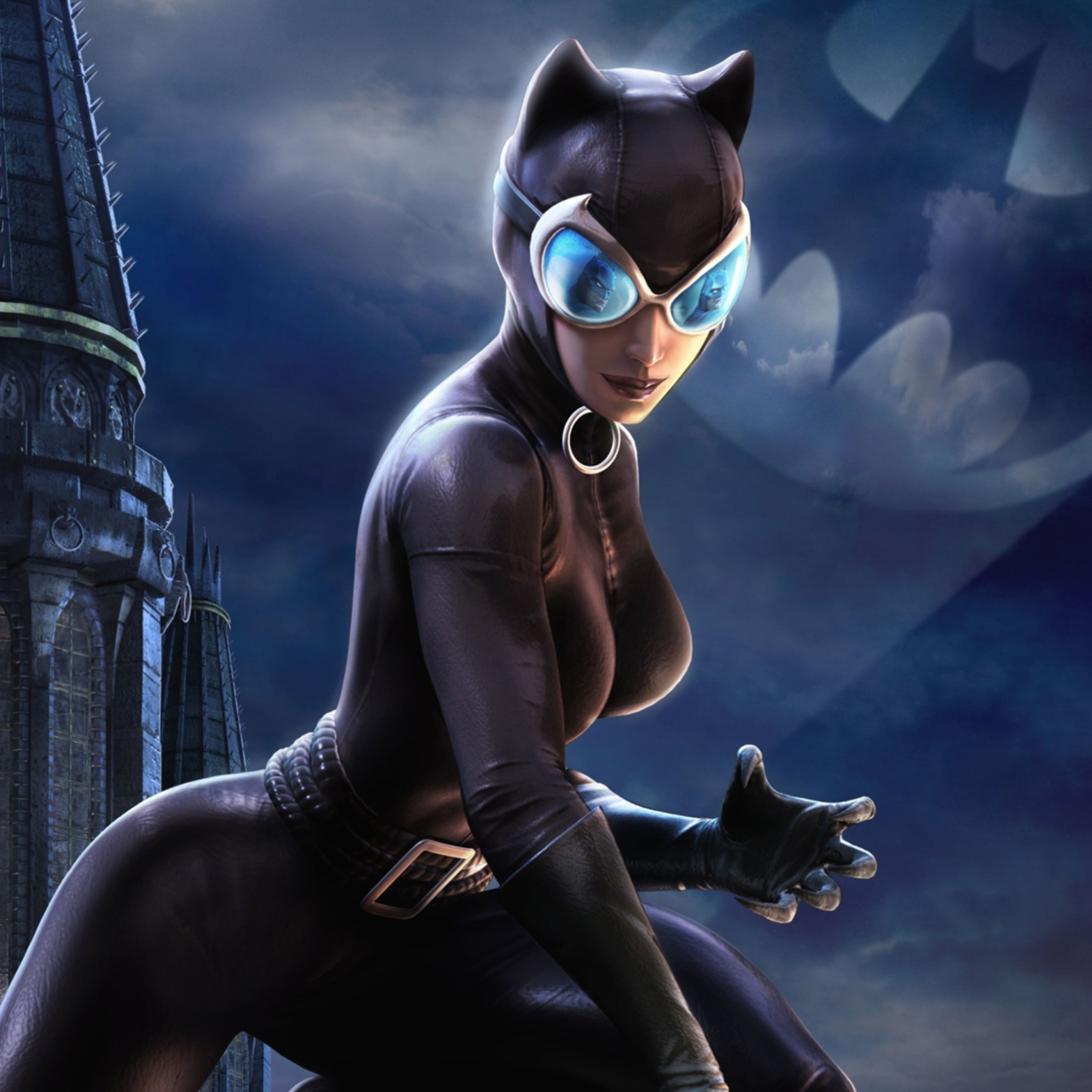 2932x2932 Catwoman Batman Arkham City iPad Pro Retina Display , HD 4k Wallpaper, Image, Background, Photos and Picture