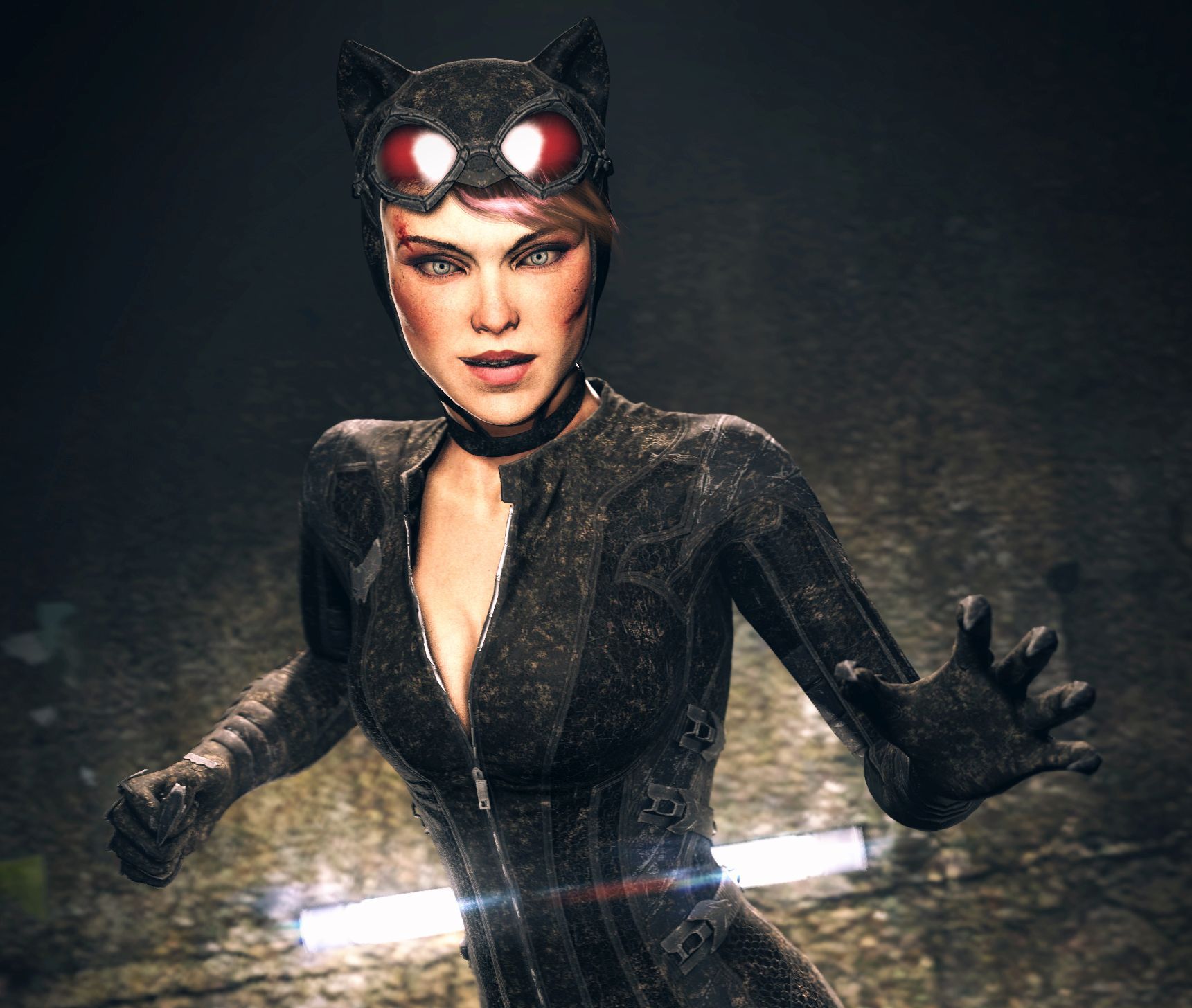 1721x1456 Catwoman Unleashed: HD Wallpaper from Batman Arkham Knight Video Game