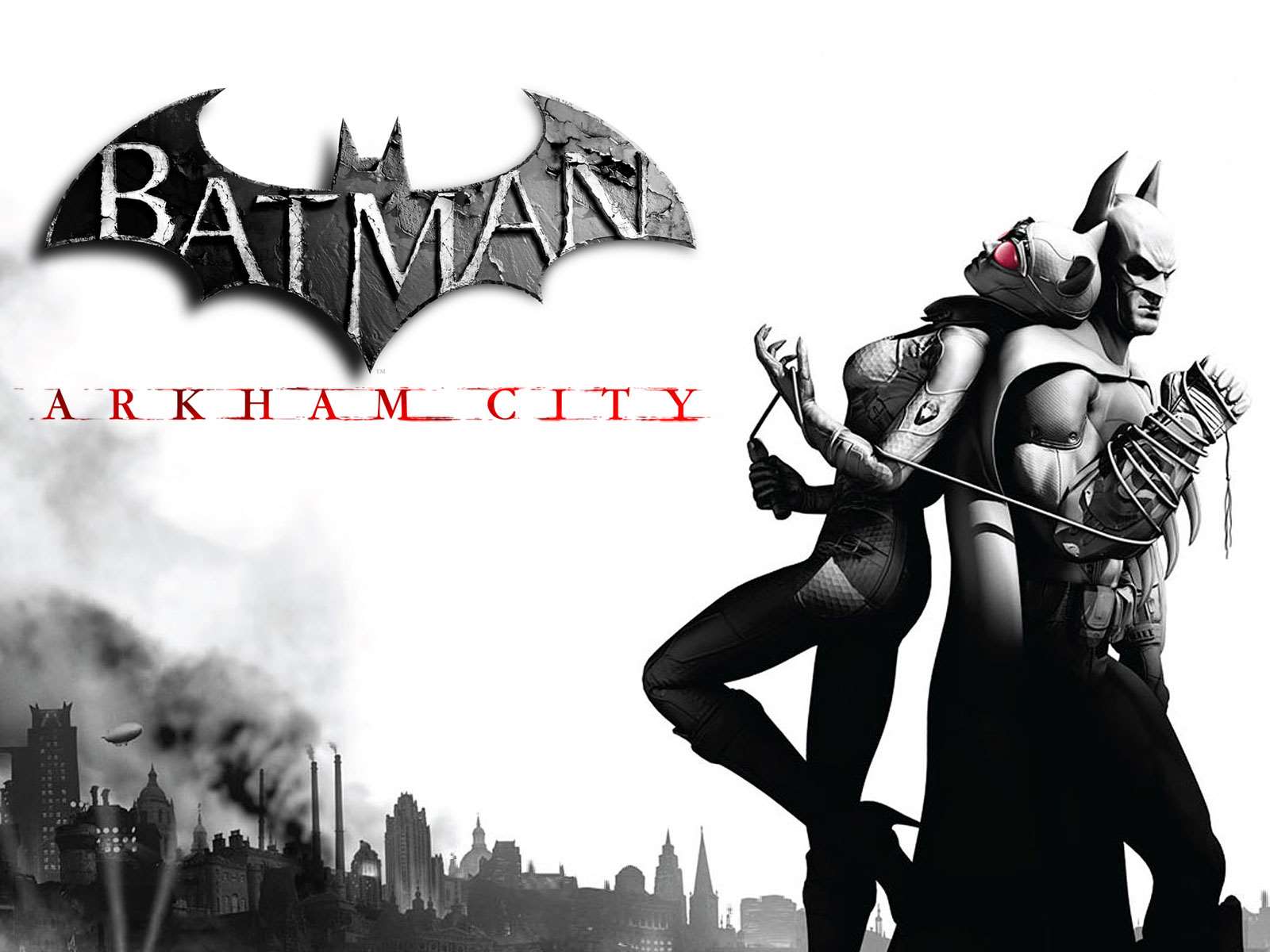 1600x1200 Batman: Arkham Batman: Arkham City Wallpaper & Catwoman Wallpaper: Arkham Batman: Arkham City Wallpaper & Catwoman Background (1600 x 1200)