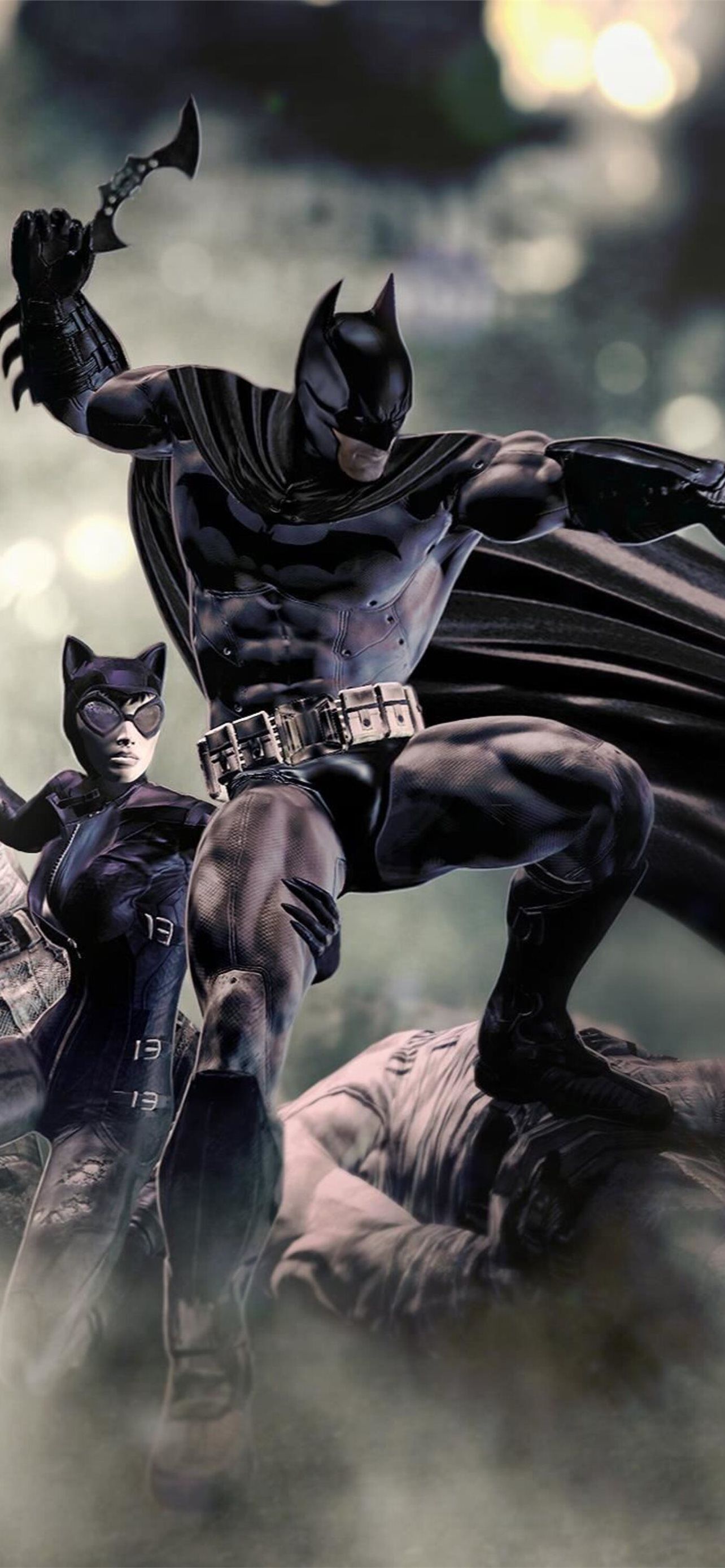 1284x2778 Batman Arkham City Catwoman Samsung Galaxy Note 9. iPhone Wallpaper Free Download