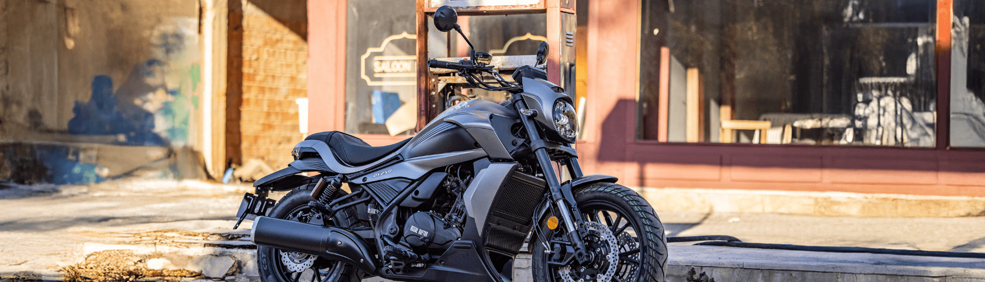 1920x550 DY250 Raptor DY250. A Cruiser Motorcycle That Combines Technology and Power