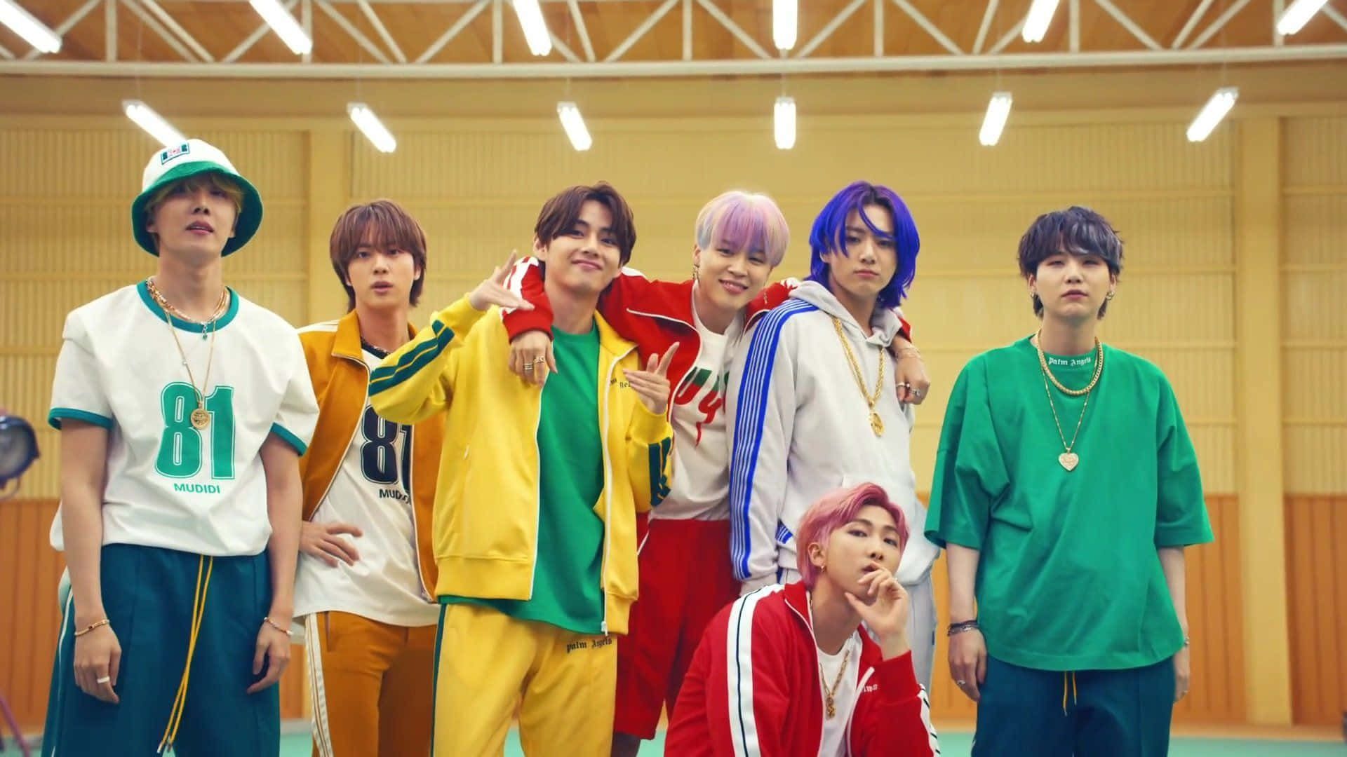 1920x1080 Download BTS hits the dance floor for their song 'Permission To Dance' Wallpaper