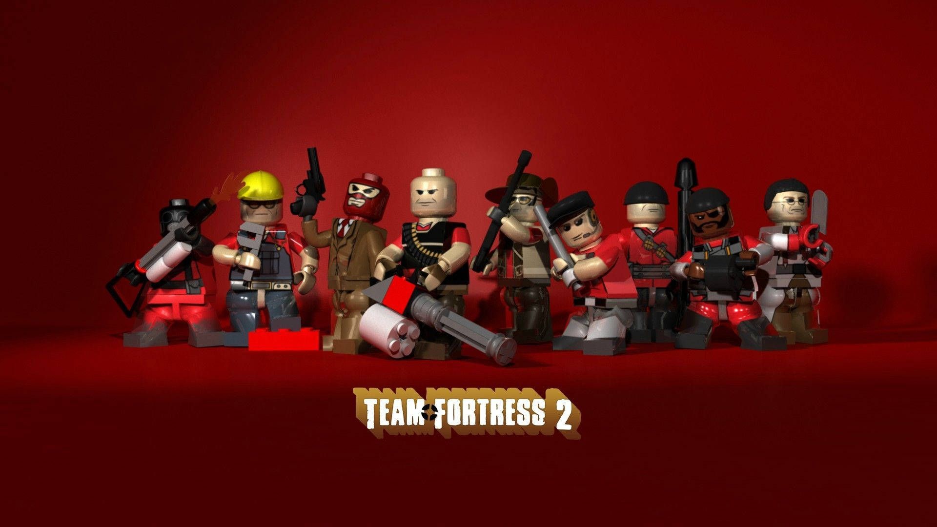 1920x1080 Download Cool Gaming Lego Team Fortress Wallpaper