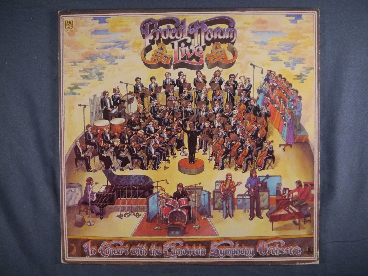 1200x900 PROCOL HARUM- LIVE W. Edmonton Orchestra VINYL LP 1ST 1972 US PRESS