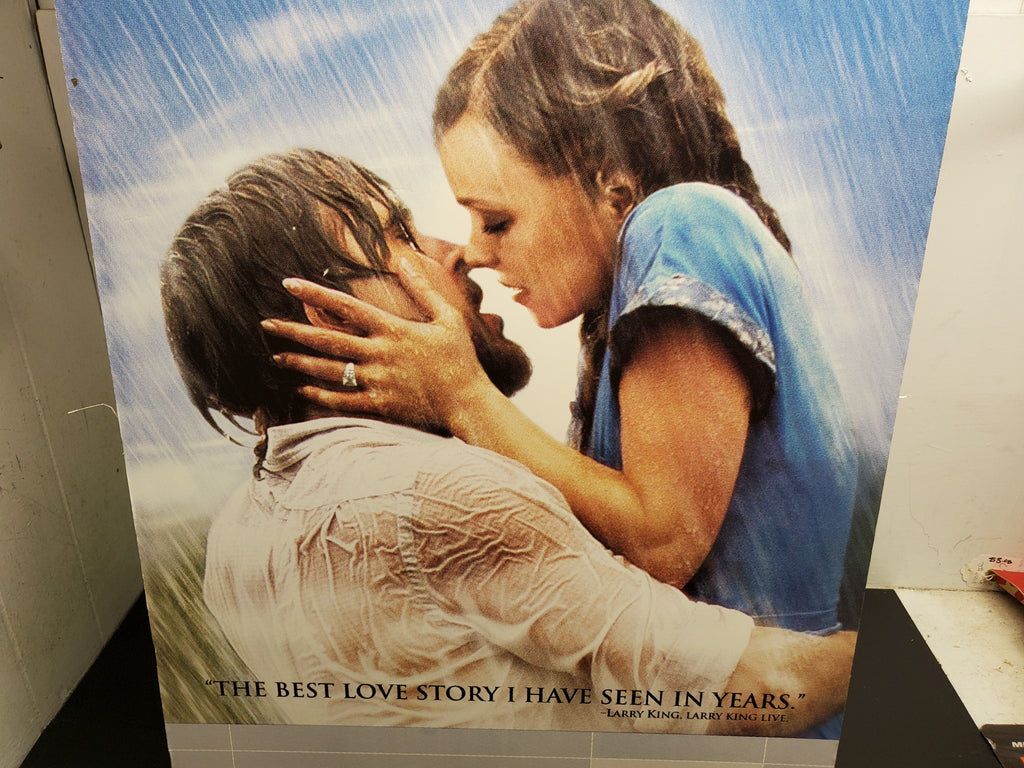 1024x768 The Notebook Movie Poster 36X18 Ryan Gosling Rachel McAdams Heart Thr