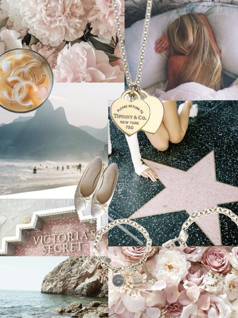 800x1066 Trendy Pink Feminine Aesthetic Collage iPad Wallpaper Lock Screen Background