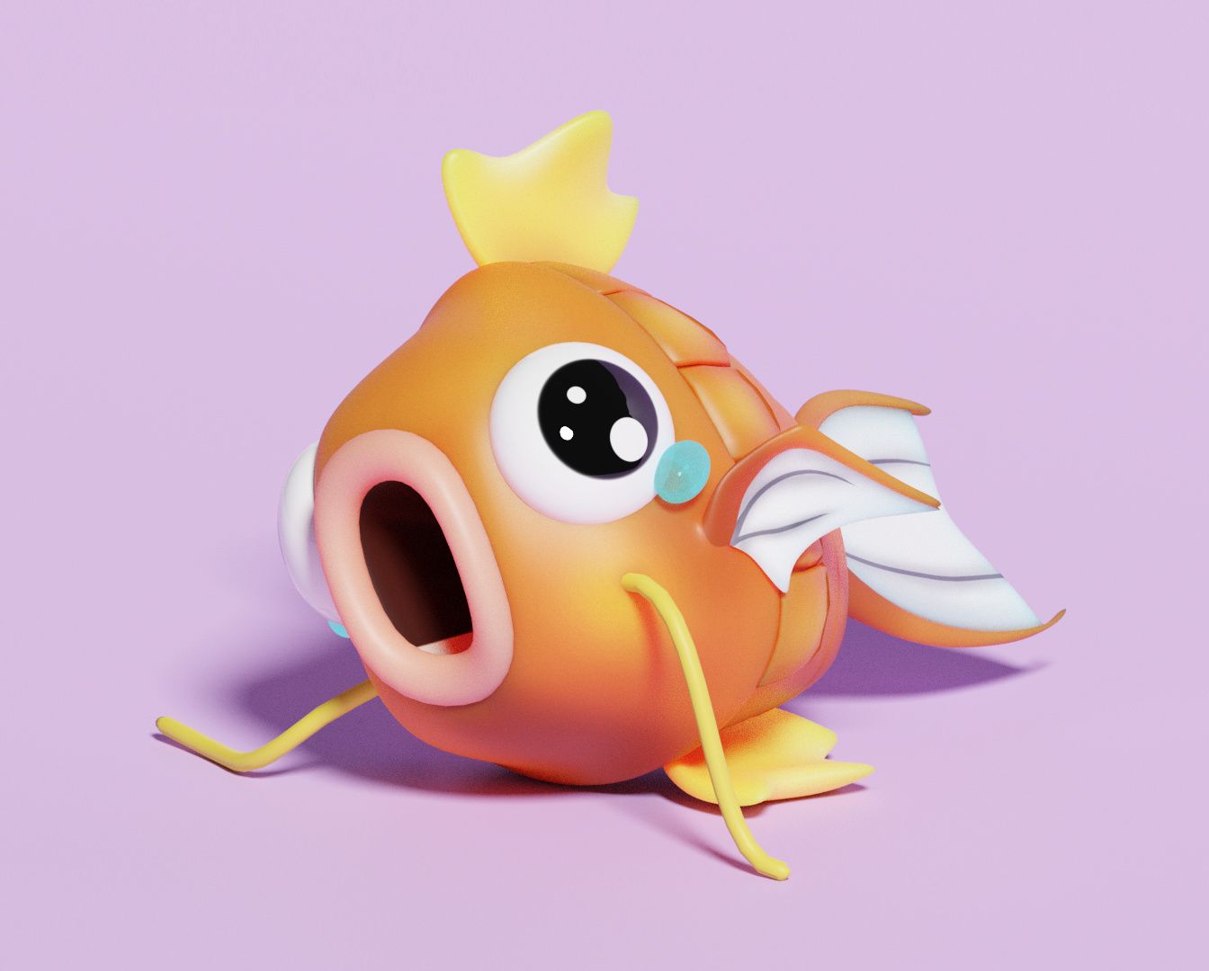 1344x1080 3D Doodle Aware Magikarp Projects Artists Community