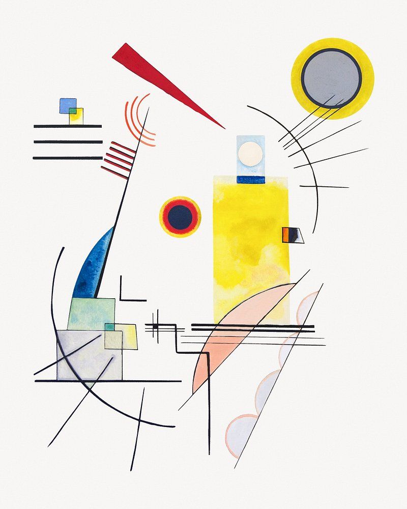 800x1000 Kandinsky Image. Free CC0 Art, Vintage Illustrations & Paintings