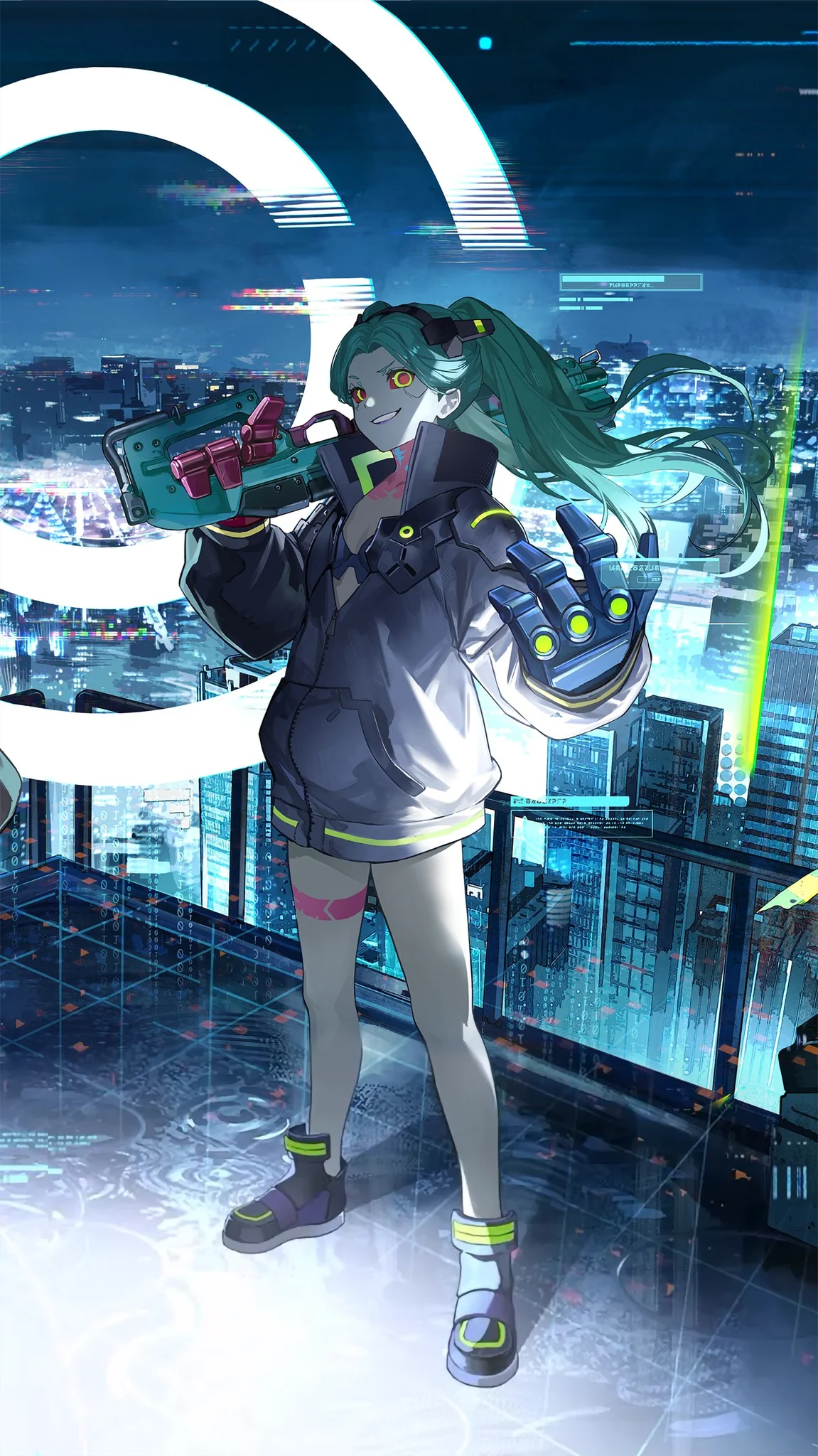 1151x2048 Kiriyume on X: Cleaned 4k Wuwa x Cyberpunk Wallpaper (+Mobile)!! FINALLY THE CYBERPUNK COLLAB OMG the hype is REAL