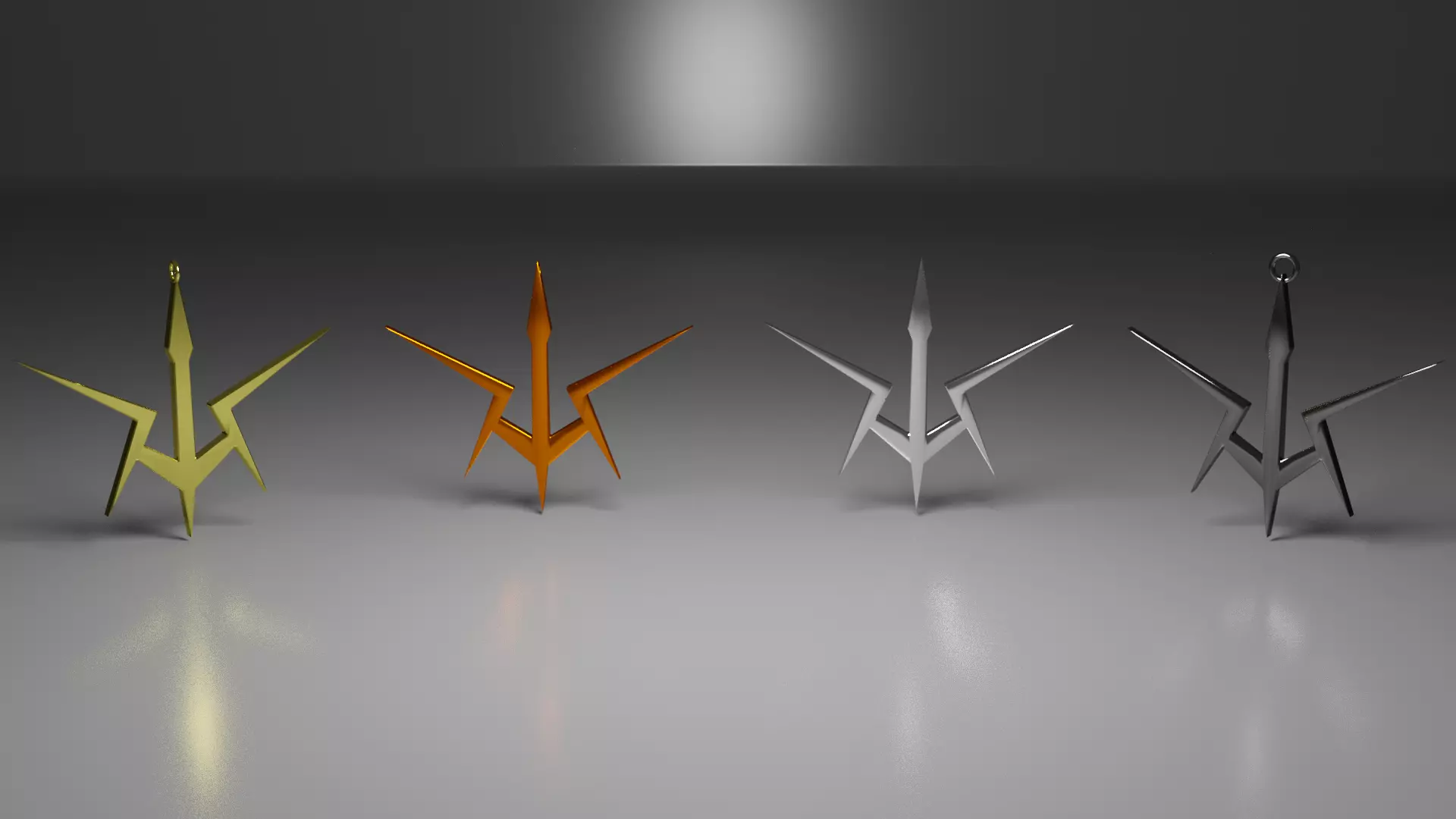 1920x1080 Code Geass Logo and Necklace 3D model 3D printable