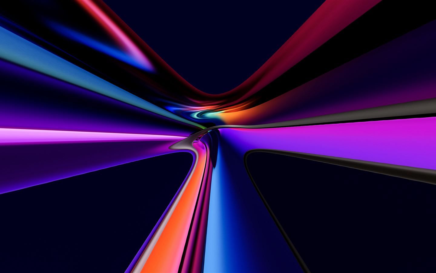 1440x900 blended glass colors 8k MacBook Air Wallpaper Download