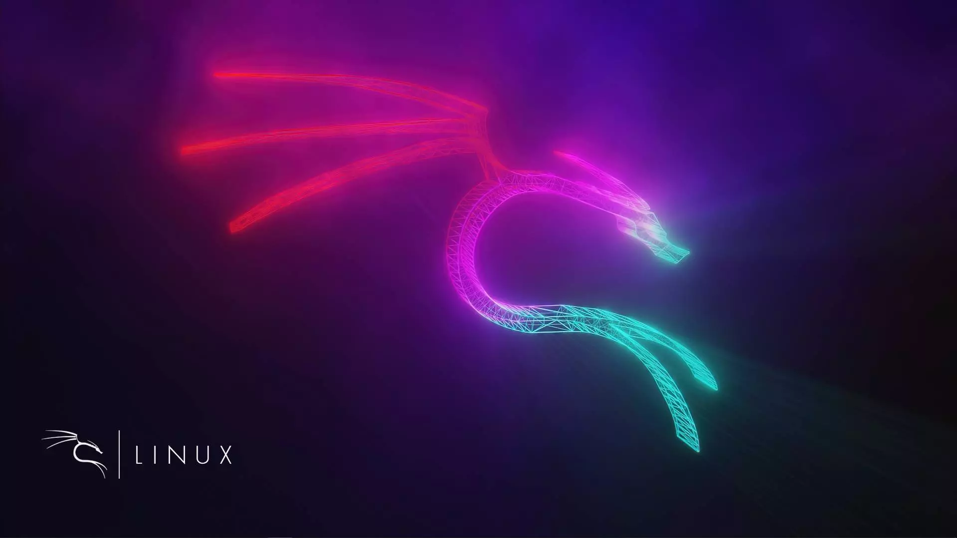 1919x1079 Live wallpaper Neon Kali Linux download on