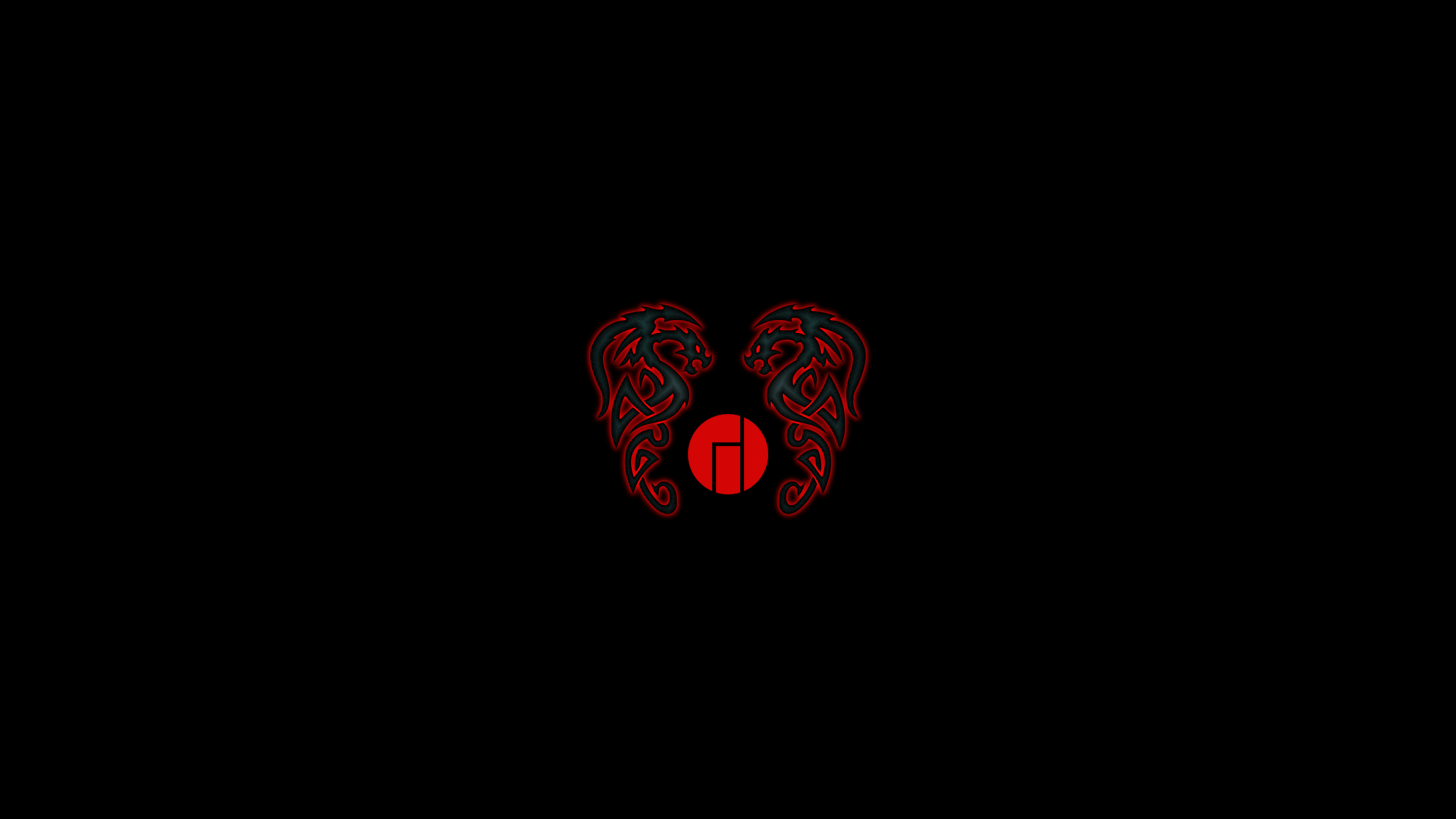 1920x1080 Manjaro Neon Red Dragons Wallpaper? - by cscs Linux Forum