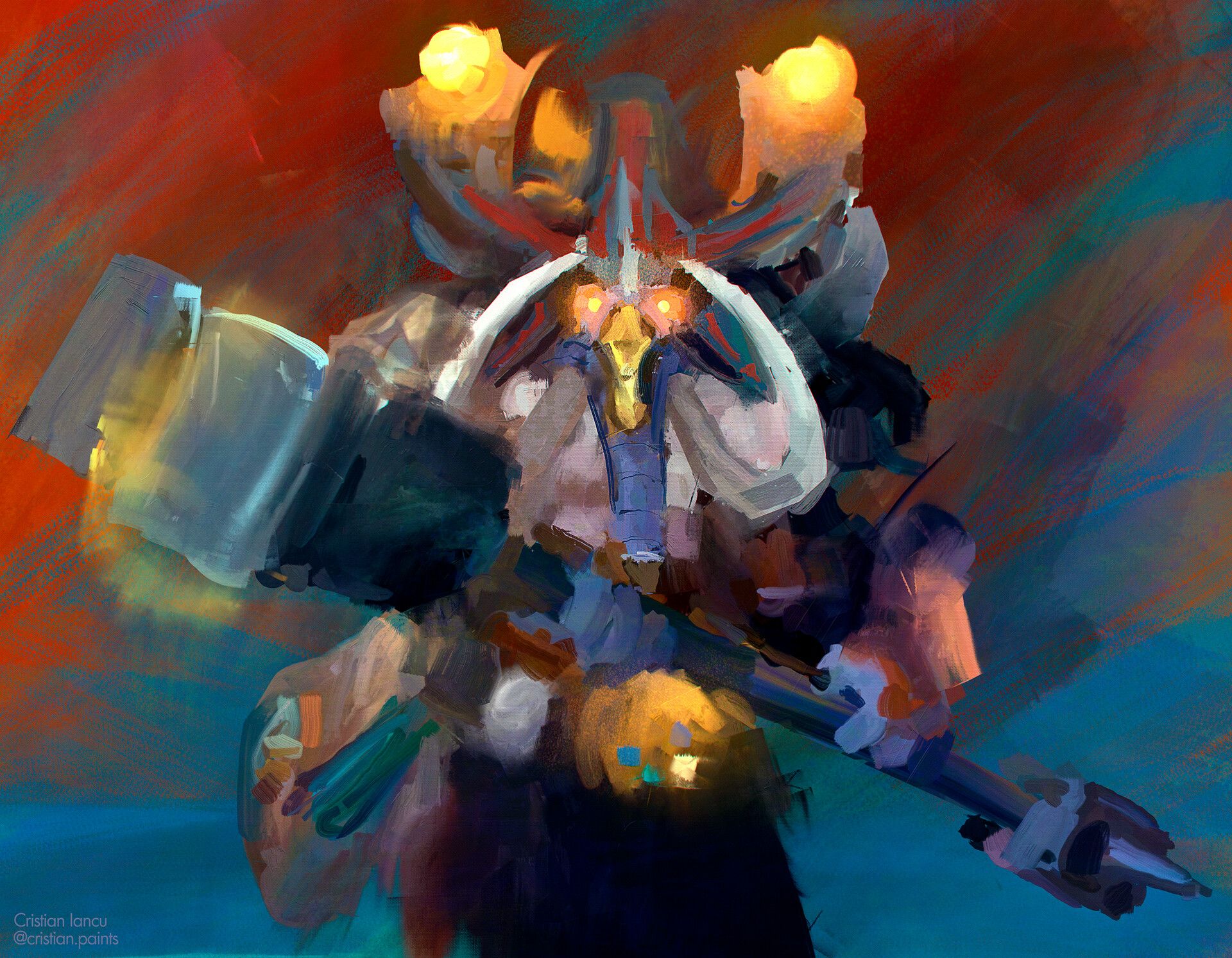 1920x1493 Magnus the Magnataur (Dota 2 fan art)