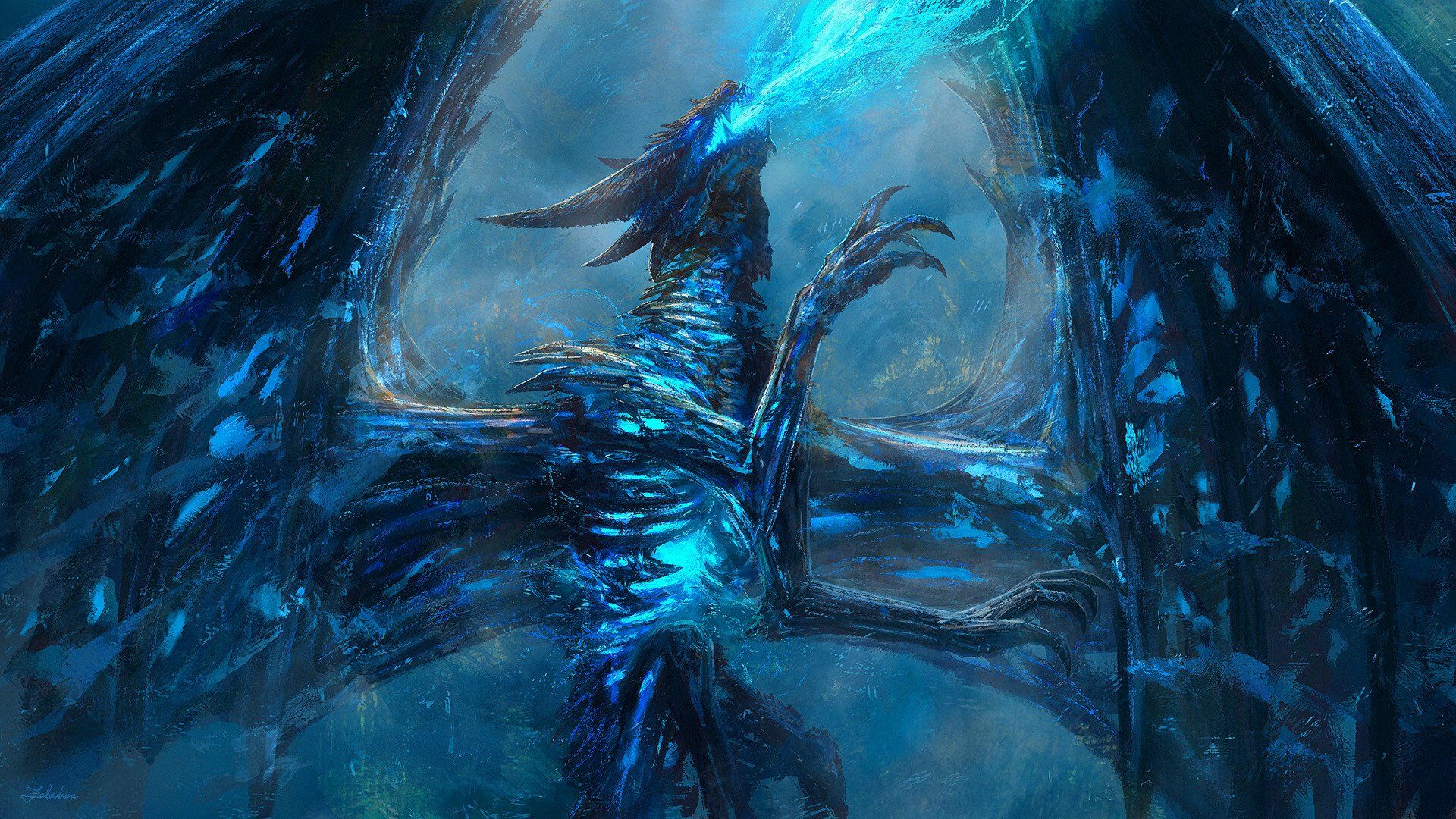 1920x1080 Sindragosa Unleashed: WoW Lich King HD Wallpaper