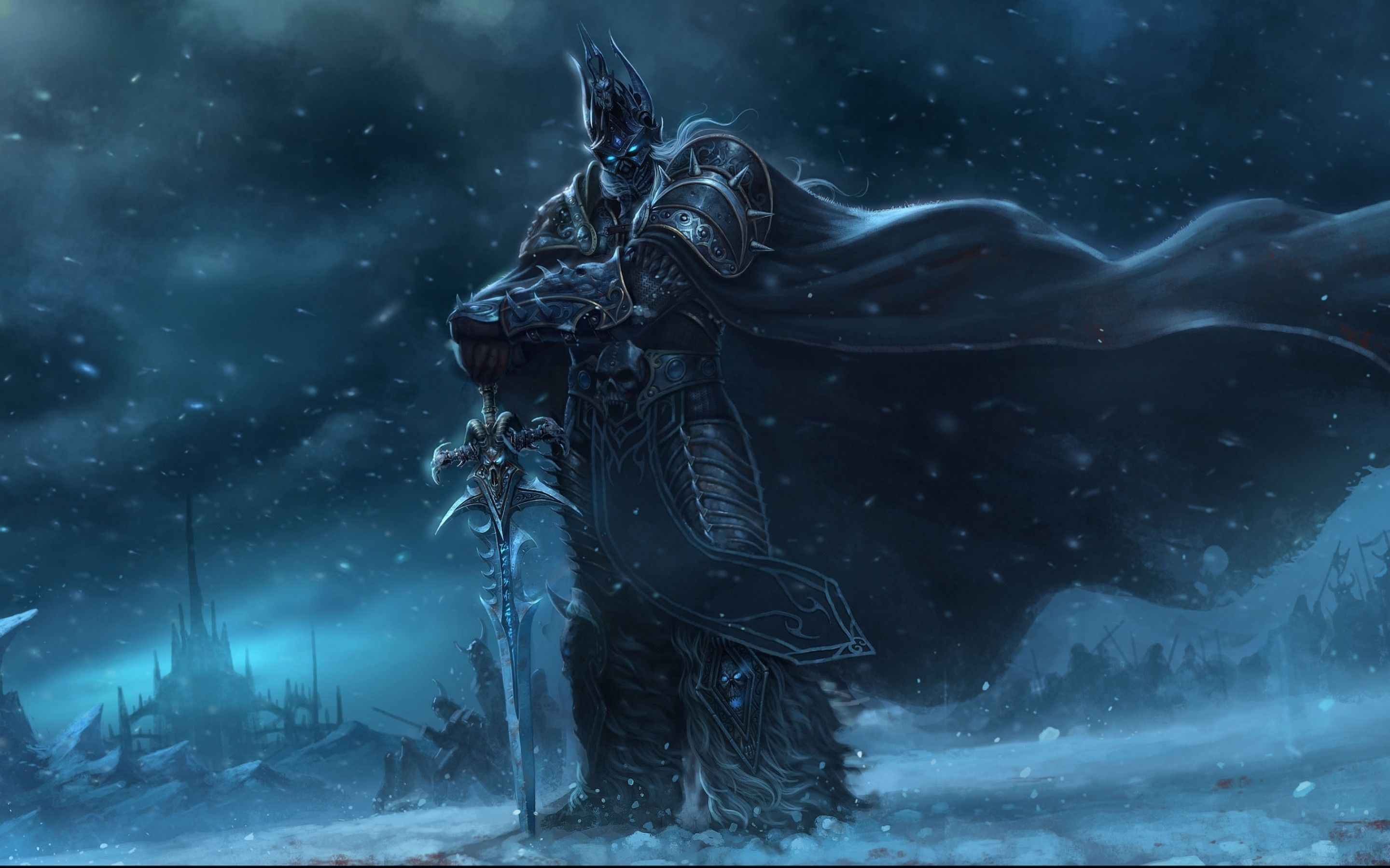 2880x1800 Wow Lich King MacBook Air Wallpaper Download