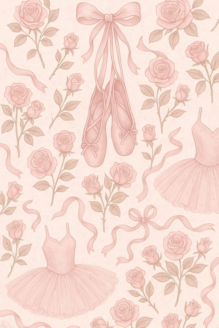 736x1104 cute ballet core wallpaper