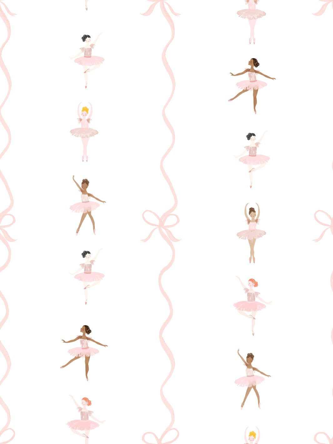 1065x1420 'Ballerina Stripe' Wallpaper
