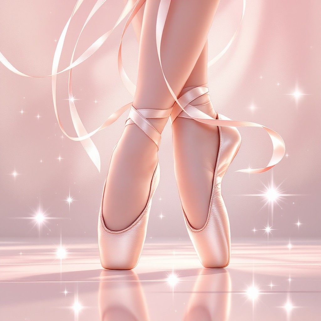 1024x1024 Download Graceful Ballet Pose Image, Pointe, Dance