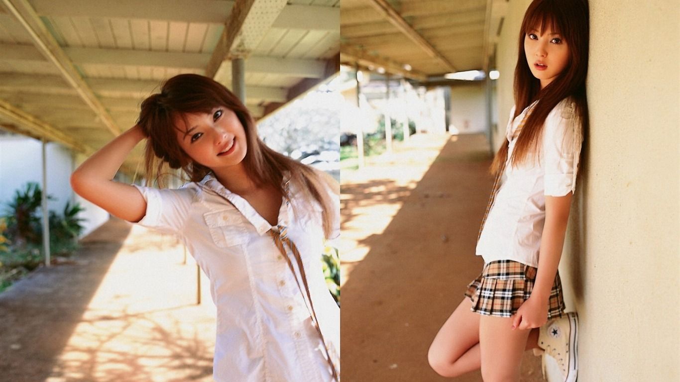 1366x768 Nozomi Sasaki beautiful photo wallpaper 19