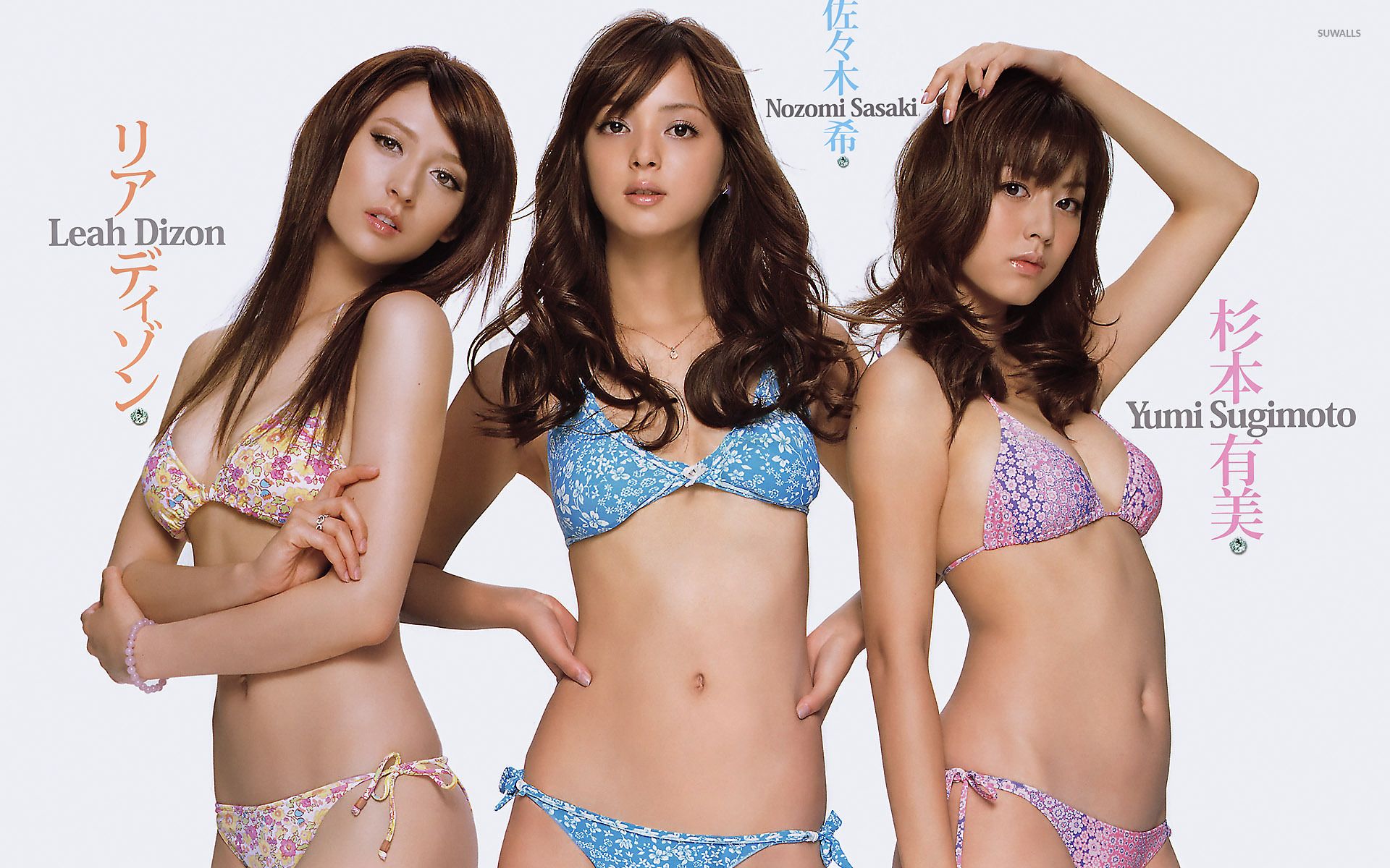 1920x1200 Leah Dizon, Nozomi Sasaki and Yumi Sugimoto wallpaper wallpaper