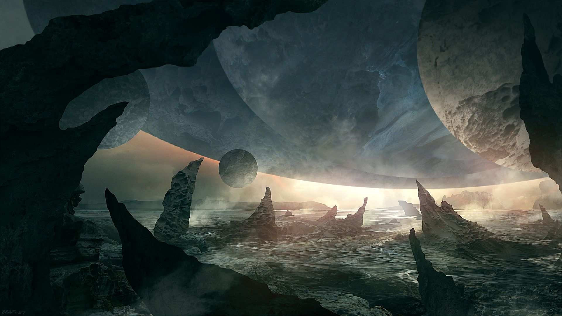 1920x1080 The Land Of Unknown Worlds