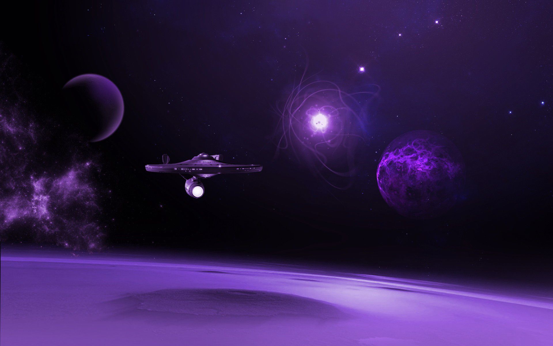 1920x1200 Star Trek Sci Fi HD: Cosmic Voyage Beyond The Starsx1200