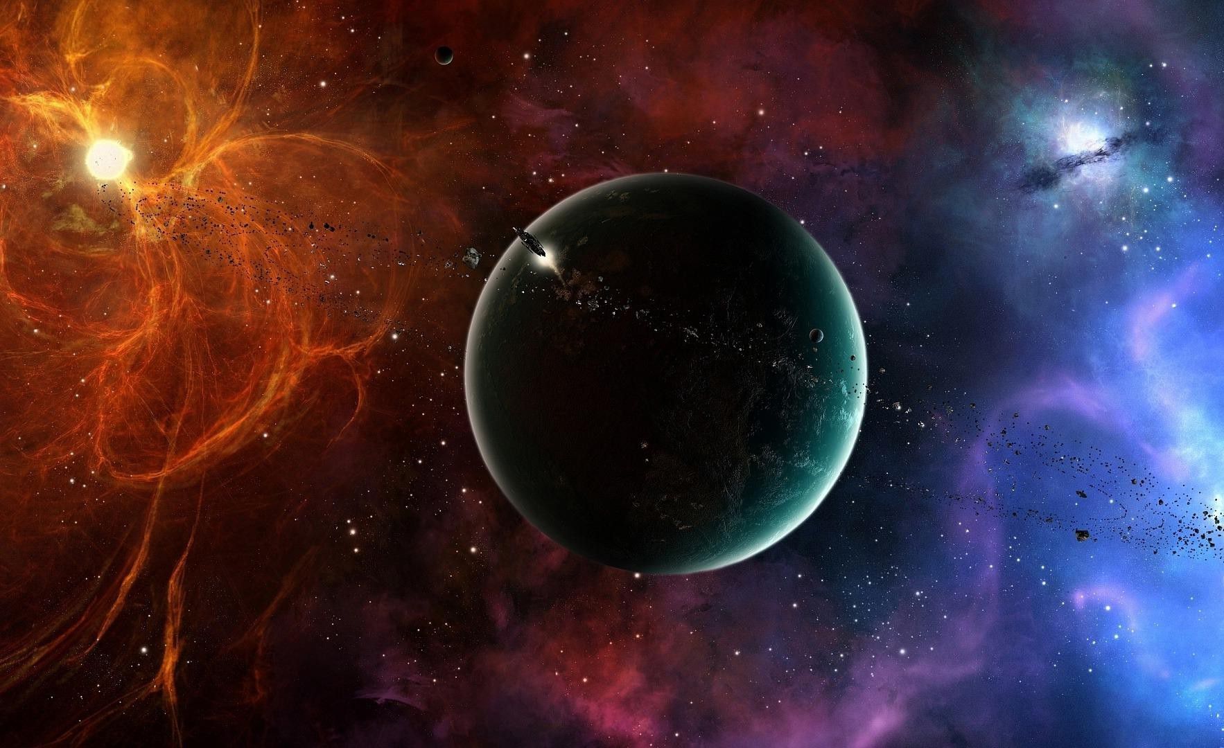 1766x1080 Download Sci Fi Planet Wallpaperx1080