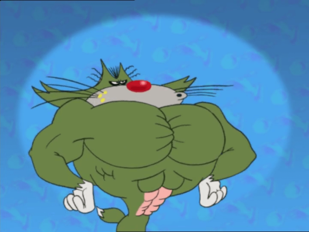 1024x768 Oggy Jack Wallpaper