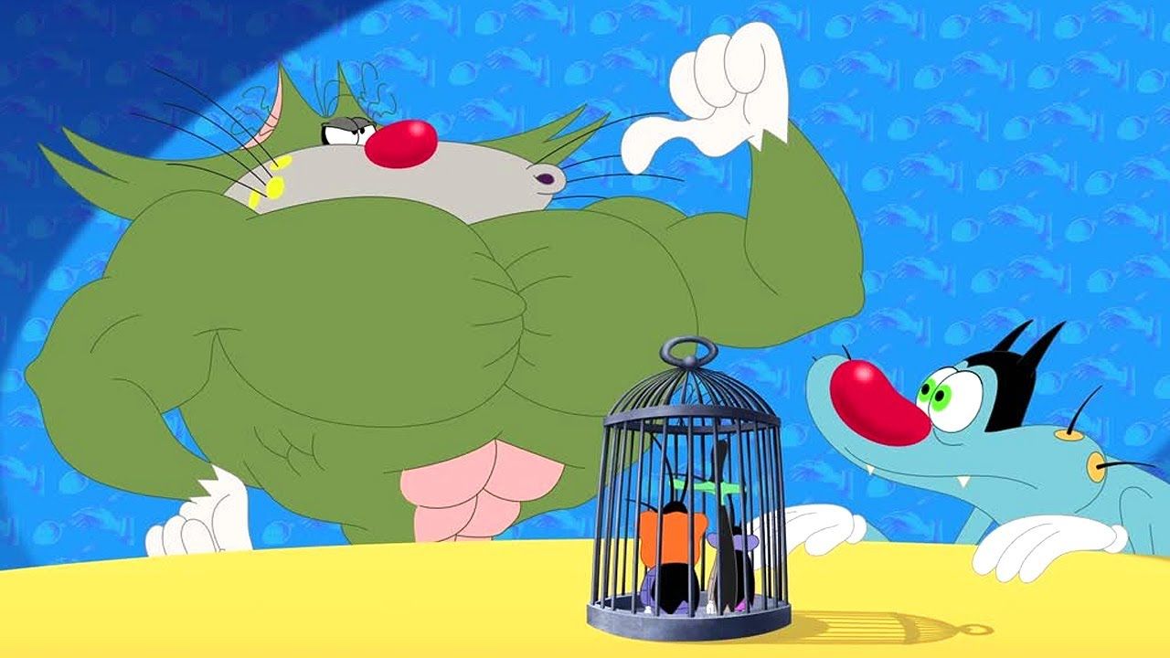 1280x720 Oggy and the Cockroaches the Strongest. BEST CARTOON COLLECTION. New Episodes in HD