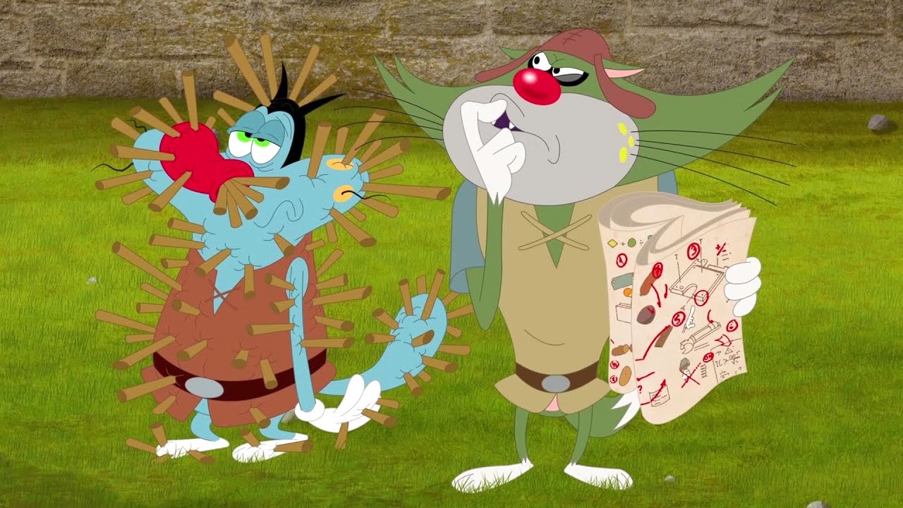 1280x720 Oggy and the Cockroaches Roaches Seize the Castle (S05E14) BEST CARTOON COLLECTION