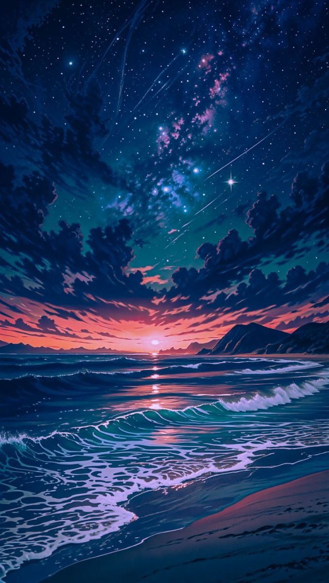 678x1200 Calm Vibes: Dark Anime Lofi Aesthetic Wallpaper For I Phone 4K