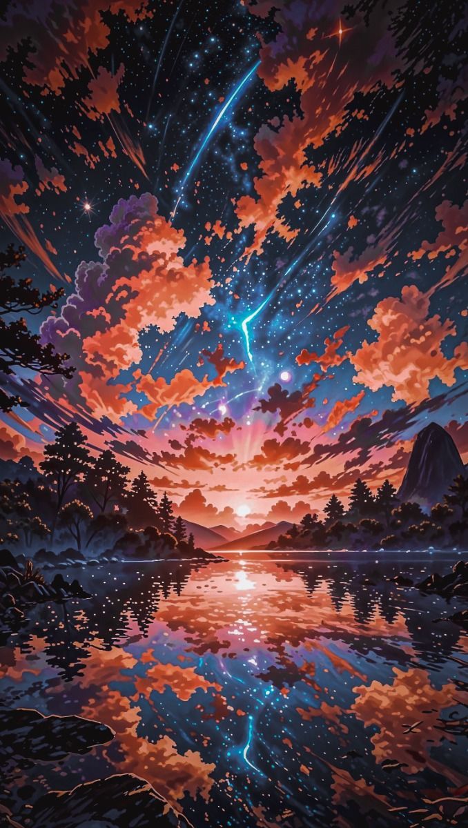 678x1200 Calm Vibes: Dark Anime Lofi Aesthetic Wallpaper For I Phone 4K